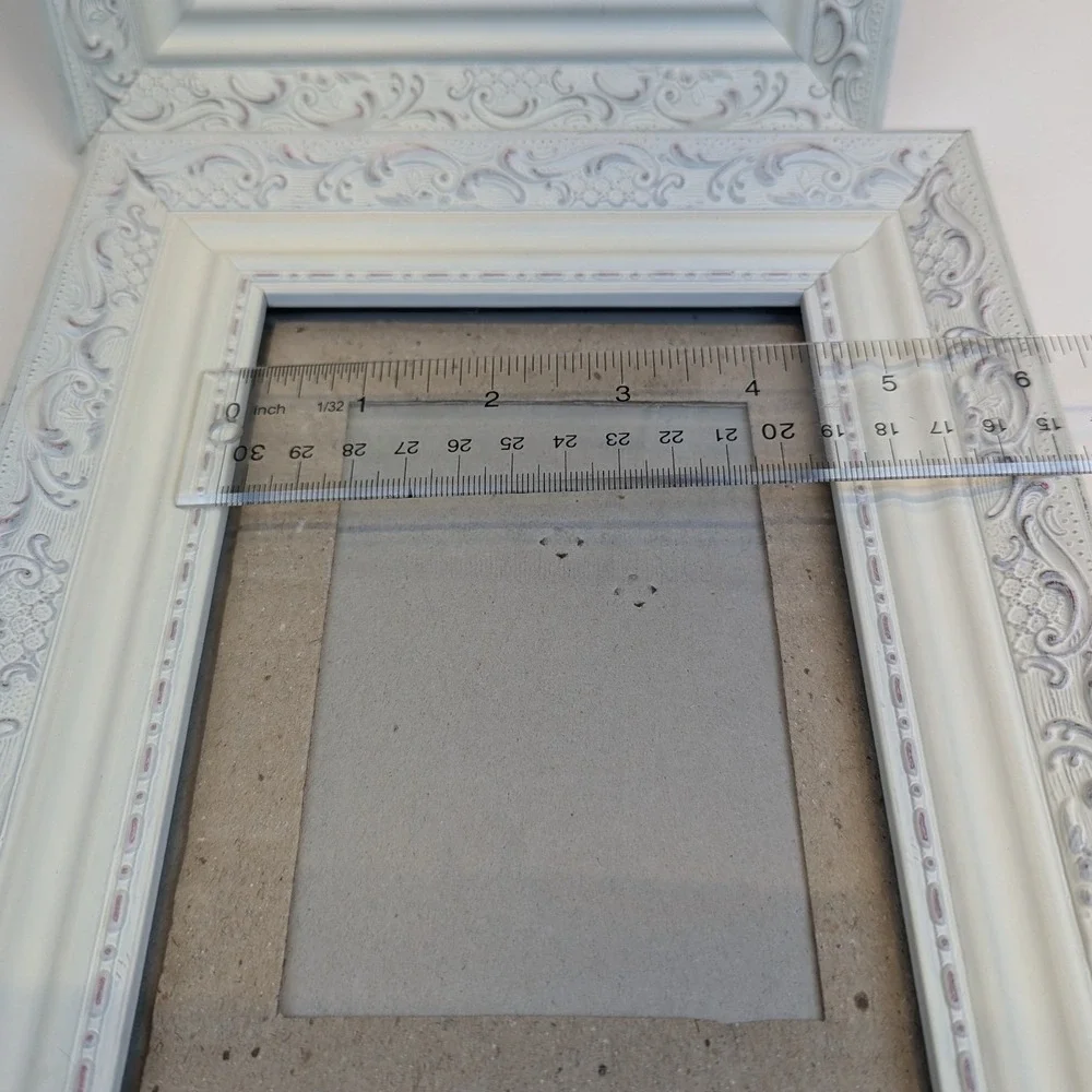 Green Tree Gallery Distressed Ornate Picture Frames Set of Two - Shabby Chic